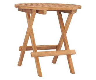 Sklopivi vrtni stol 50 x 50 x 50 cm od masivne tikovine