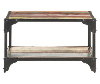 Stolić za kavu, 60 x 60 x 35 cm, reciklirano masivno drvo