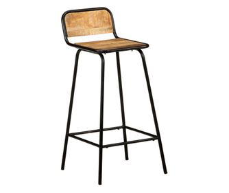 Scaune De Bar, 2 Buc., Lemn Masiv De Mango