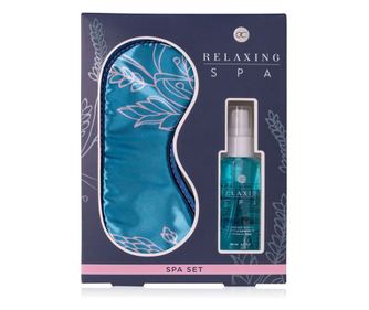 Set masca de dormit pentru ochi wellness RELAXING SPA in cutie cadou