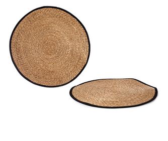 Covor Brown Black Fibre naturale (Ø 100 cm)