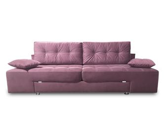 Canapea extensibila Rafael 160, Iza, Relaxa, lada, noptiere, perne, culoare roz pudra, plus, 250x105x85