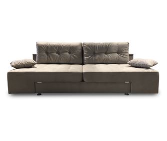 Canapea extensibila Rafael 160, Iza, pat, Relaxa, lada, noptiere, perne, culoare bej, plus, 250x105x85