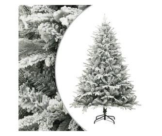 Umjetno božićno drvce sa snijegom, zeleno, 180 cm, PVC & PE