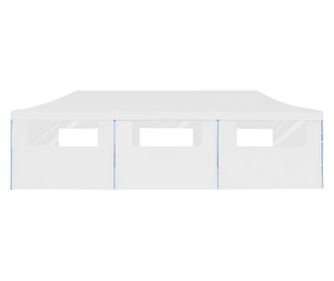 Hajtogathat 8 oldalas fehr partystor, 3 x 9 m