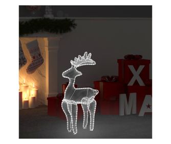 Božićni ukras jelen, s mrežom, 306 LED svjetala, 60x24x89 cm
