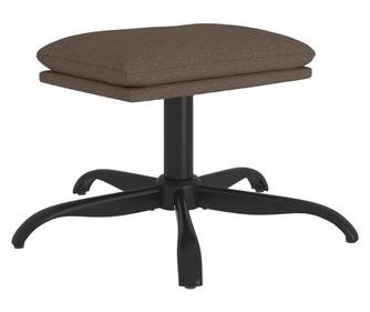 Stolček za noge taupe 60x60x36 cm blago