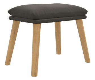 Табуретка, тъмносива, 45x29,5x39 см, кадифе