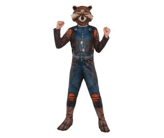 Costum lup Rocket Raccoon pentru baieti 3-4 ani 100-110 cm