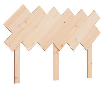 Горна табла за легло, 132x3x81 см, бор масив