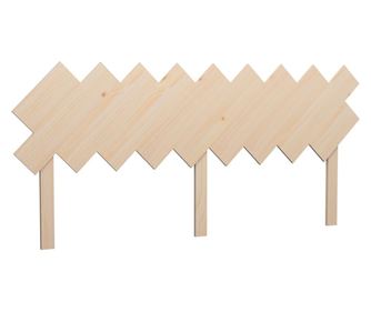 Горна табла за легло, 178x3x80,5 см, бор масив