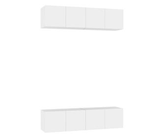 TV ormarići 4 kom bijeli 60 x 30 x 30 cm od iverice