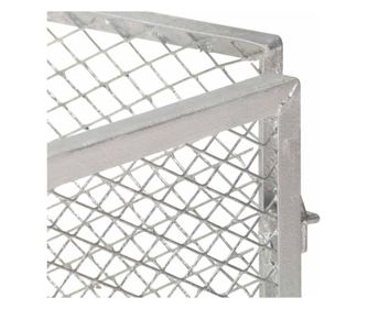 vidaXL Compostor de grădină, 100x100x77 cm, fier galvanizat