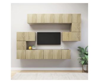 Set TV ormari, 10 komada, sonoma hrast, PAL