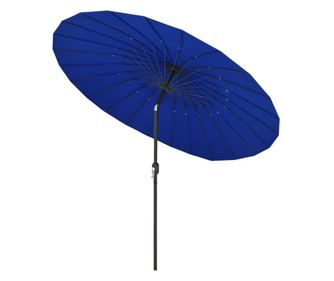 Vanjski suncobran, aluminijski stup, azurno, 270 cm