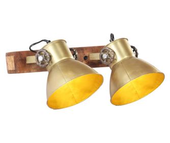 Lampă de perete industrială, arămiu, 45 x 25 cm, E27