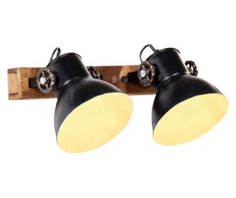 Lampă de perete industrială, negru, 45 x 25 cm, E27