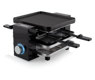 Gratar raclette Princess Piano Black 162915, 700 W, 4 persoane