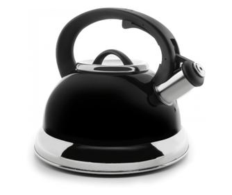 Ibric din inox cu fluier, Negro, 2.5 litri