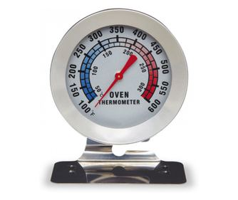 Termometru analogic din inox cu picior pentru cuptor, 50-300ºC