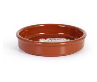 Vas rotund din ceramica arsa pentru cuptor, 16 cm diametru