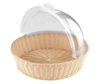 Cos rotund pentru paine cu capac, 39.5 cm diametru