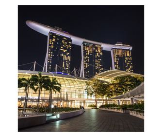 Samolepilna fototapeta City70 Marina Bay Sands Singapur, 200 x 150 cm