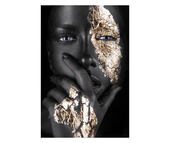 Fototapeta samoljepljiva Make-up zlatna 2, 150 x 205 cm
