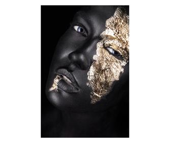 Samoljepljivi fototapeta Make-up zlatna, 150 x 205 cm