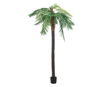 Umetna palma datljevec z loncem 305 cm zelena