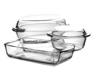 Set od 5 Borcam vatrostalnih staklenih posuda, 159053