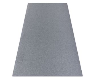 Килим противоплъзгаща основа RUMBA 1809 едноцветен сив меланж 60x200 cm 60x200 cm