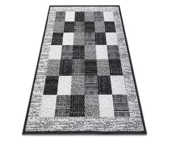 Tepih BCF Morad RAFIA Pravokutnici, geometrijski - sivi 120x170 cm