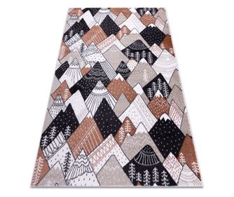 Tepih FUN Tops za djecu, planine, krema 200x290 cm