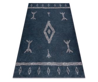 ANTIKA szőnyeg 121 tek, modern azték, mosható - antracit 120x170 cm