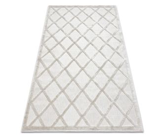 Koberec SANTO SISAL 58365B Mříž, béžový 160x220 cm