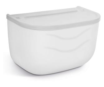 Bewello - Βάση για χαρτί υγείας - λευκό - 210 x 135 x 135 mm
