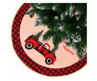 Covoras pentru brad 91 cm, Merry Christmas
