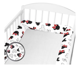 Set 2 aparatori laterale pentru patut tip rulou Kidizi Minnie