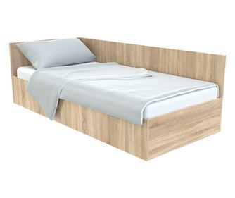 Pat de colt dreapta Mobiref, 200 X 90 X 65 cm, PAL Sonoma 18 mm