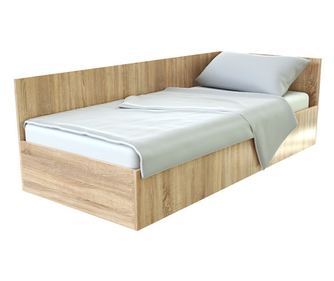 Pat de colt stanga Mobiref, 200 X 90 X 65 cm, PAL Sonoma 18 mm