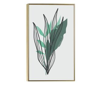рамкирани картини, Drawing Line, 21 x 30 cm, златна рамка