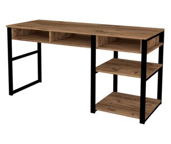 Birou Kalune Design 835PUQ3826, acoperire cu melamină, 150x75,8 cm, maro