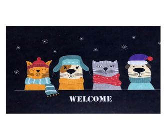 Изтривалка за входна врата Chilai Home 877CHL1099, 40х60 см, PVC, Черен