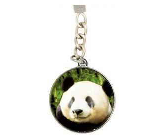 Breloc otel inoxidabil imagine animalut Panda