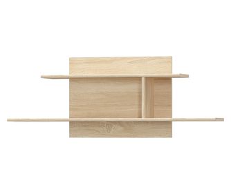Sonoma tölgy mdf polc Teyo 120x23x45,5 cm