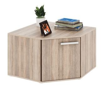 Kotna omarica bledo laminirana hrast sonoma naravni Dunaj 79x79x50,8 cm