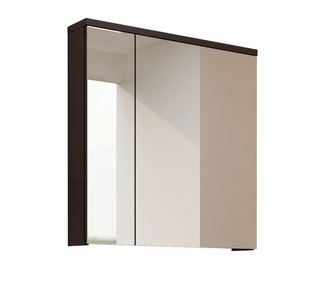 Függesztett szekrény mdf wenge Mason tükörrel 60x17x65 cm