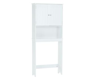 Λευκό ντουλάπι τουαλέτας από MDF Atene 65x22,5x155 εκ.