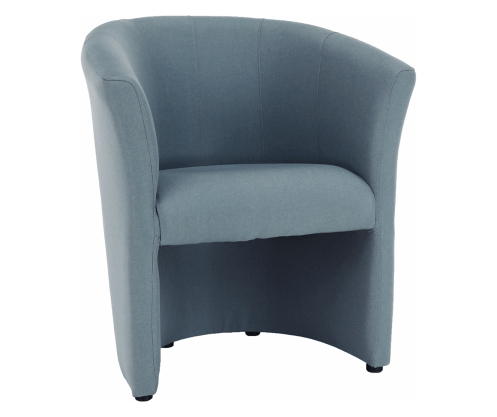Mint Gray Fabric Upholstery Armchair Cuba 65x60x77 cm